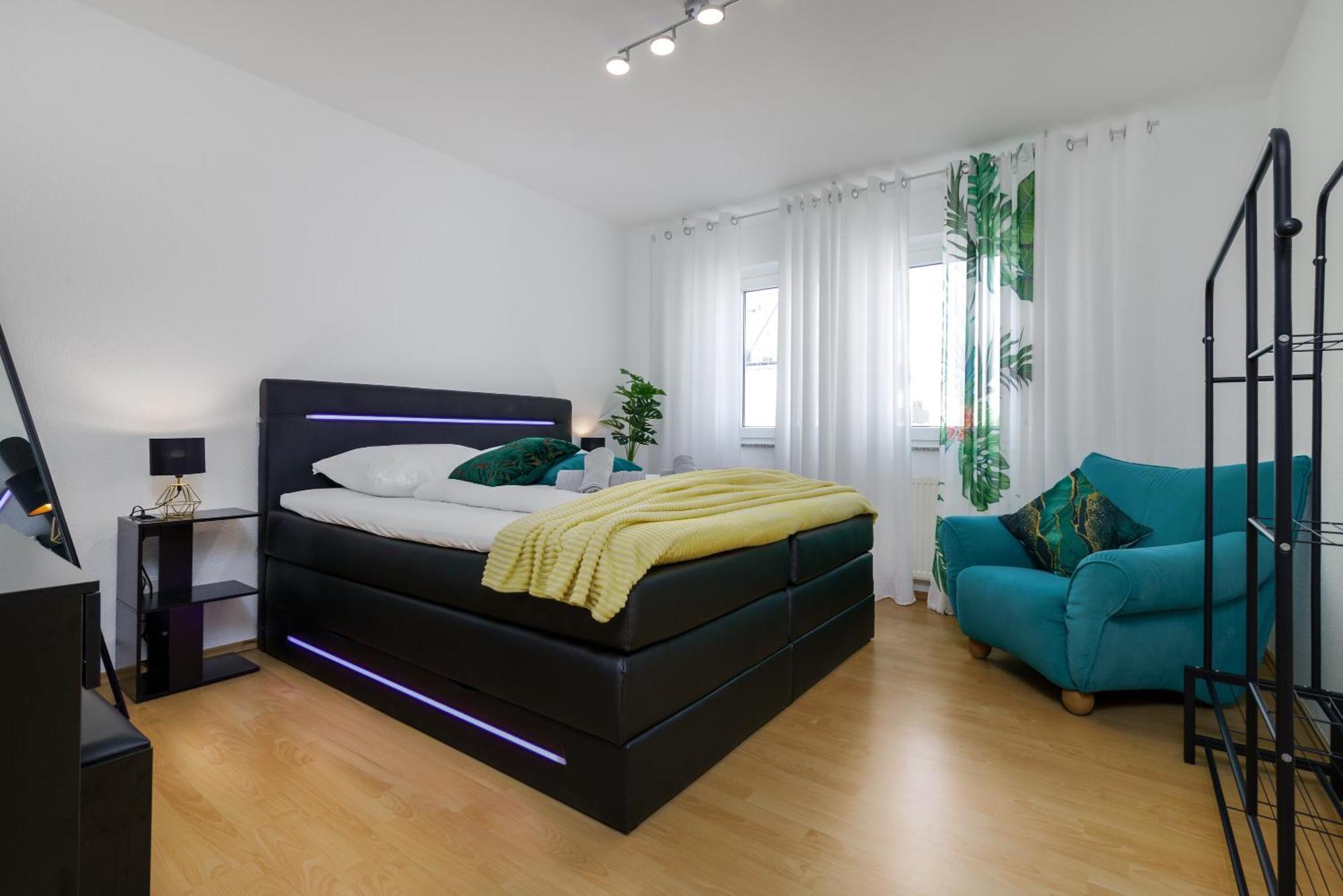 Apartment 2 Wohnung, Kueche, Bad, Balkon, Netflix Alzey
